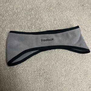 Reebok Head Wrap Winter Running Headband Gray Athletic